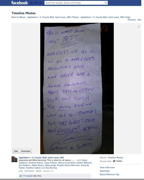 applebees-hypocritical-post