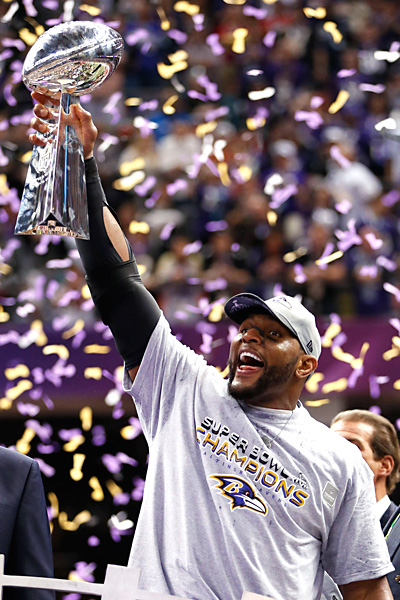 Baltimore Ravens' Ray Lewis