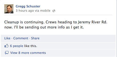 Local Storm Updates on Facebook