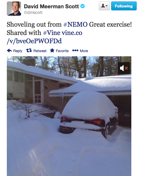 Vine Video during Winter Storm