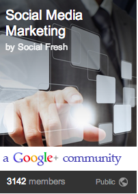 Social Media Marketing Community on Google+