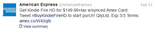 Amex Partners With Twitter To Let Users Shop With Hashtags!