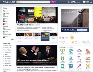 Yahoo's New Homepage