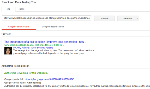 Rich Snippets screenshot