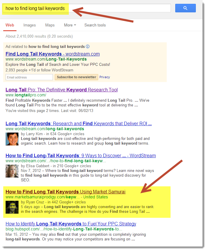 How to Find Long tail Keywords