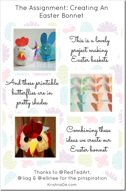 Pinterest Inspiration Helped Us Create An Easter Bonnet By Krishna De