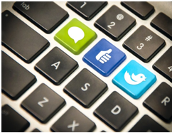 Social icons keyboard Collecting and Analyzing Real Time Data with Social Marketing Software 