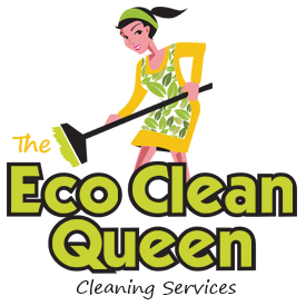 The Eco Clean Queen illustration logo design