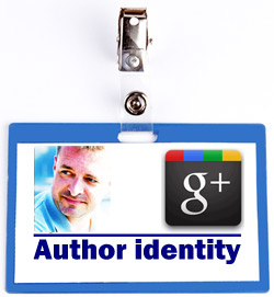 Google Plus identity card
