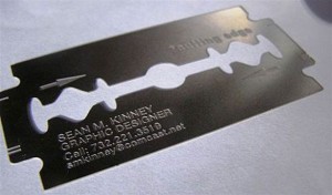 razor business card