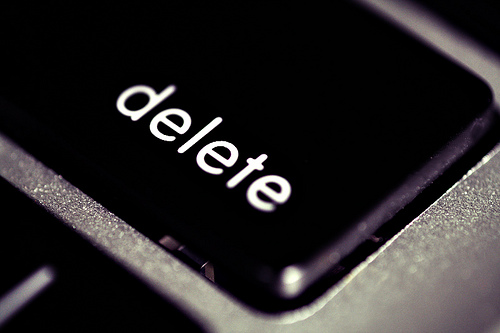 Delete delete delete