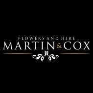 Black background logo design Martin Cox