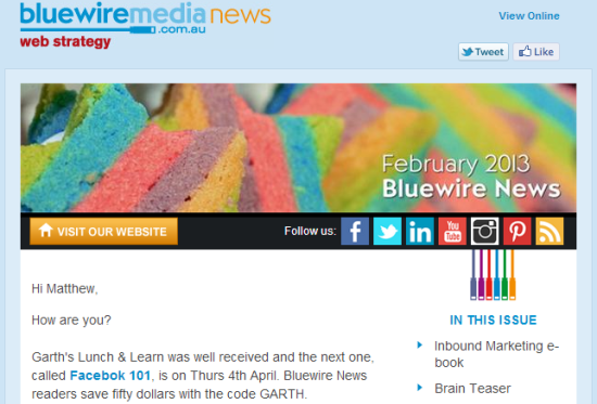 Bluewire Media Newsletter