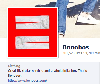 Bonobos pants equal sign