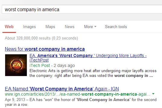 EA sports worst company