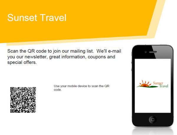QR Code Flyer