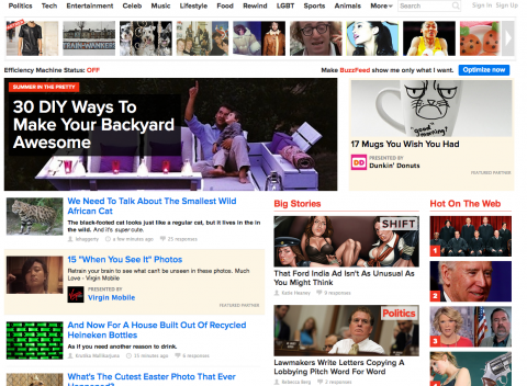 Native video advertising on Buzzfeed
