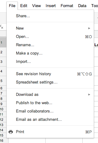 Copy a Google Spreadsheet