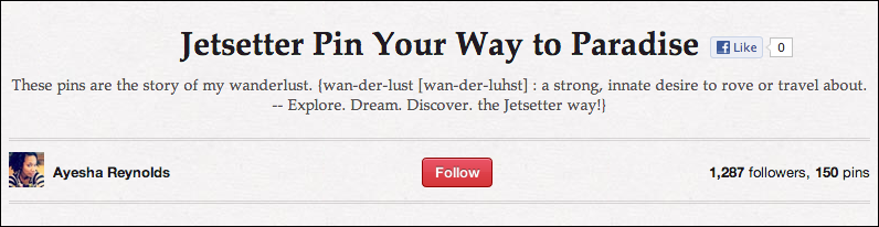 Jetsetter Did a Great Job With Their Pinterest Contest