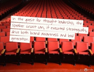 Building a successful speakers bureau