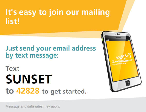 Text-to-Join Sign