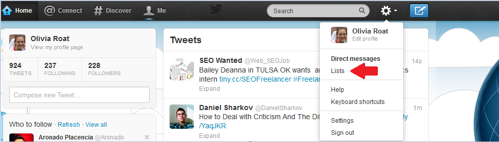 Twitter Lists 1