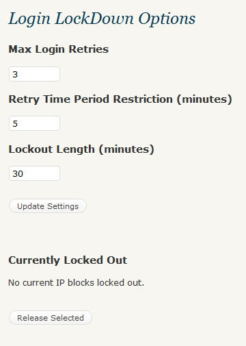 login-lockdown