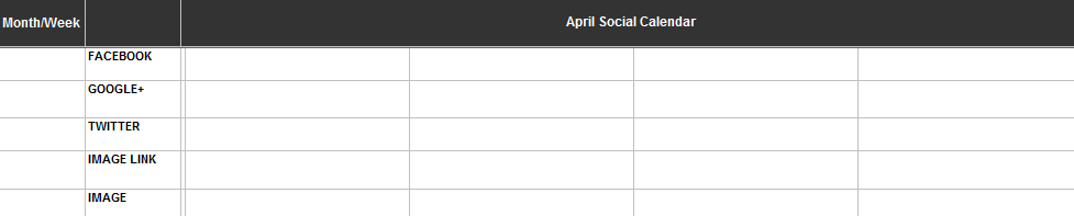 social rules calendar ex