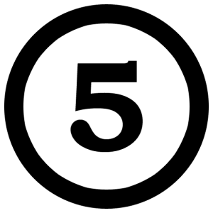 5NumberFiveInCircle