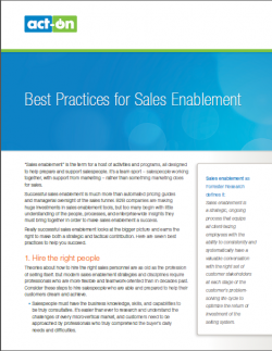BP for Sales Enablement