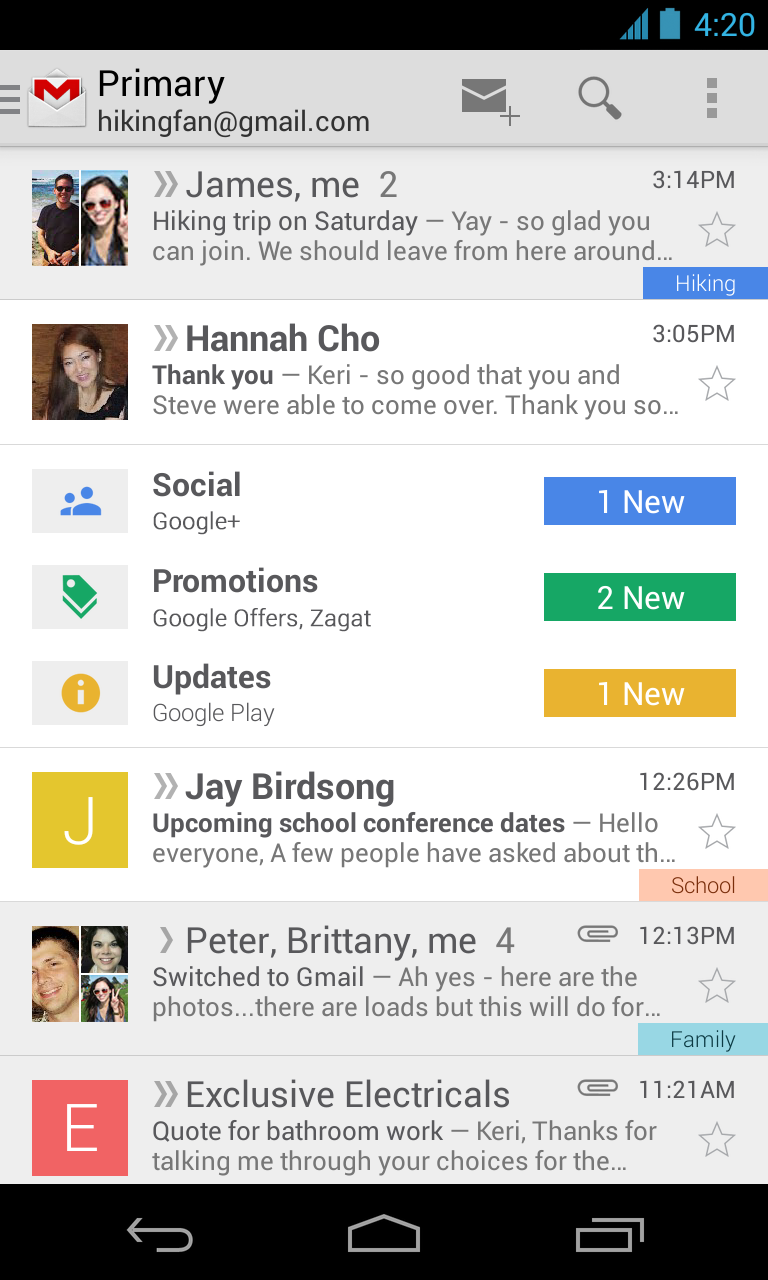 Gmail Gets More Organized