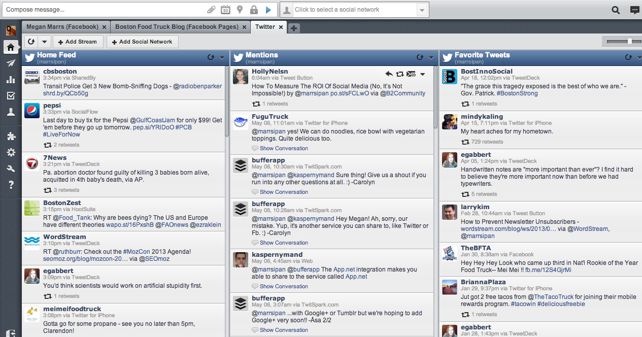 HootSuite Streams