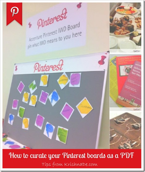 How to curate your Pinterest boards as a PDF