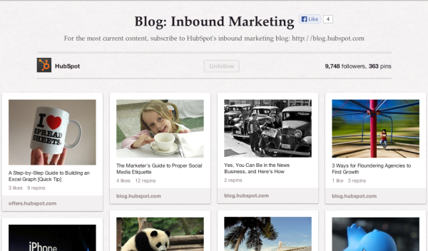 HubSpot Pinterest Blog Inbound Marketing