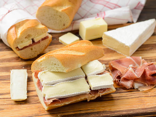 Prosciutto and Brie on Baguette | Magnolia Days