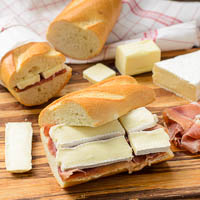 Prosciutto and Brie on Baguette