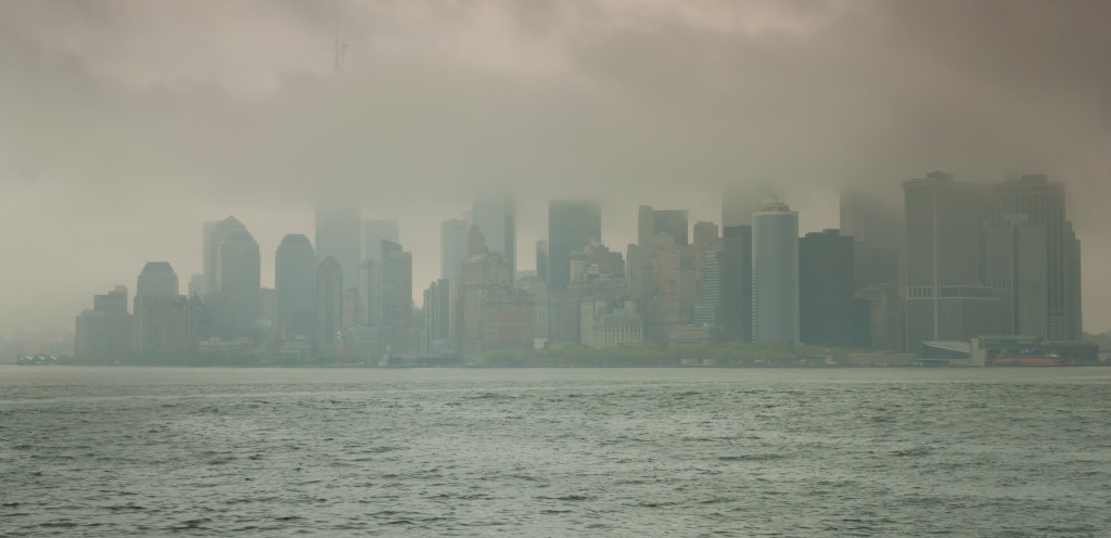  The Morning Fog Over New York City