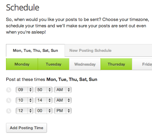 Buffer Scheduling