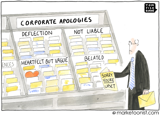 cartoon - corporate apologies