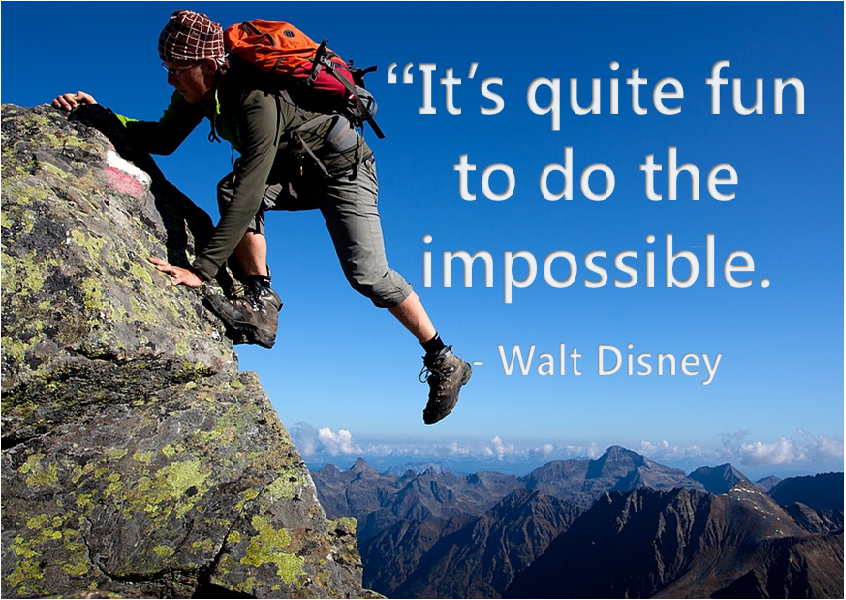 it's fun to do the impossible