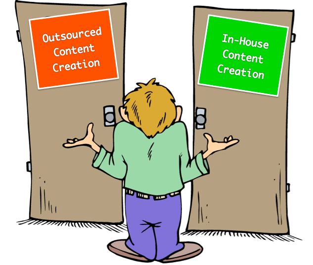 outsourced vs in-house content creation