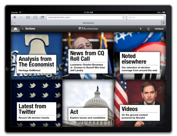 electionism-mobile content