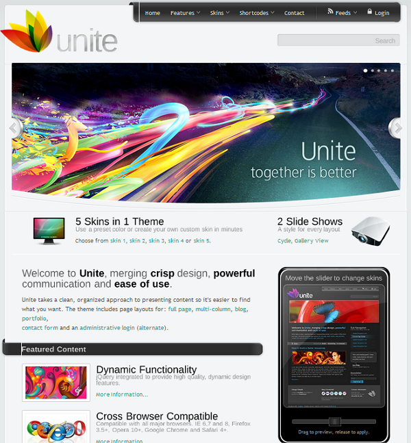 Unite WordPress Theme