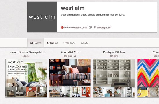 West Elm Pinterest