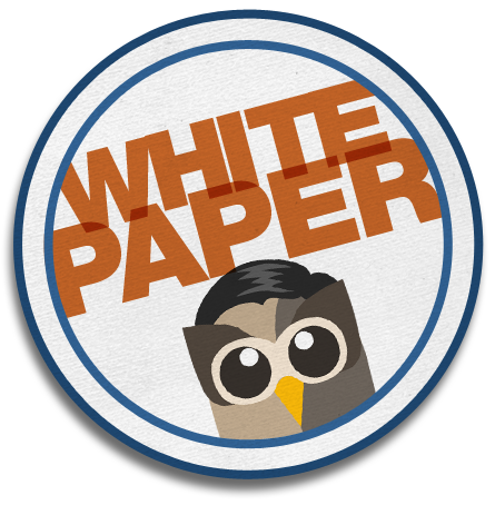 White Paper Badge