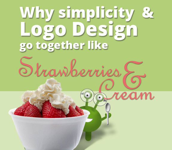 Simplicity and logo design is like strawberries and cream - a match made in heave