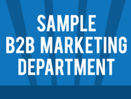 Sample B2B marketing department_Lydia Vogtner_Lydia's Marketing Blog