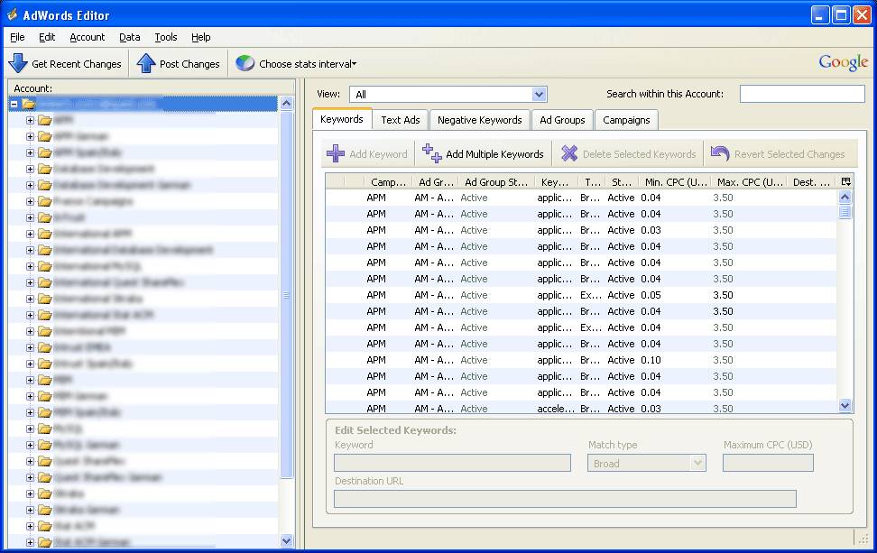 AdWords Editor
