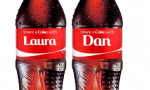 Coca-Cola Personalized bottles SOURCE: Packaging News