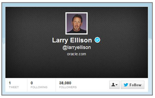 Larry Ellison Twitter